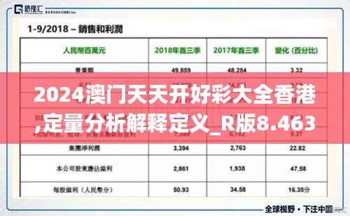 2024澳门天天开好彩大全香港,定量分析解释定义_R版8.463