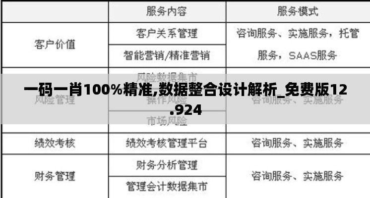 一码一肖100%精准,数据整合设计解析_免费版12.924
