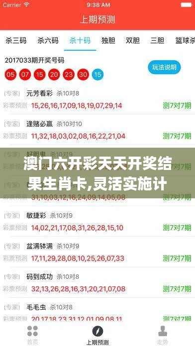 澳门六开彩天天开奖结果生肖卡,灵活实施计划_娱乐版1.571
