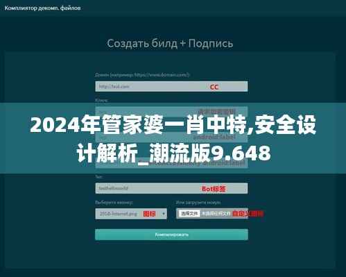 2024年管家婆一肖中特,安全设计解析_潮流版9.648