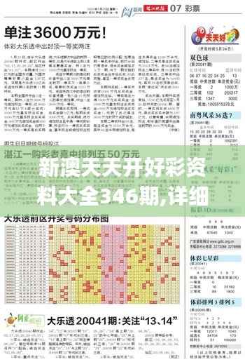 新澳天天开好彩资料大全346期,详细解答解释定义_经典款7.491