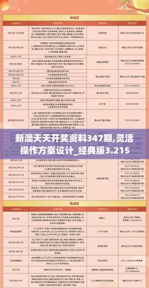 新澳天天开奖资料347期,灵活操作方案设计_经典版3.215
