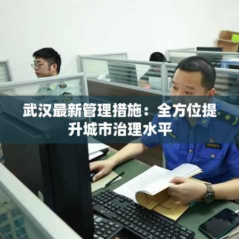 武汉最新管理措施:全方位提升城市治理水平