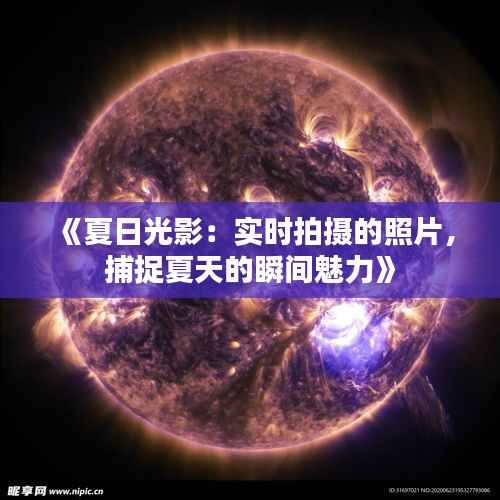 《夏日光影:实时拍摄的照片,捕捉夏天的瞬间魅力》