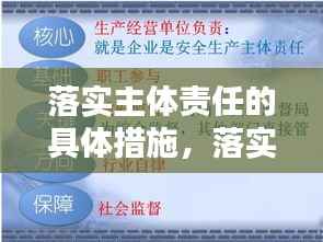 落实主体责任的具体措施,落实主体责任的体现