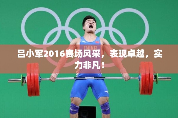 吕小军2016赛场风采,表现卓越,实力非凡!
