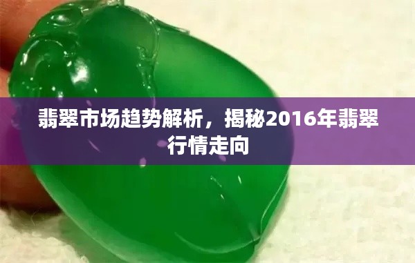 翡翠市场趋势解析，揭秘2016年翡翠行情走向