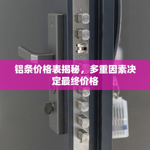 铝条价格表揭秘,多重因素决定最终价格