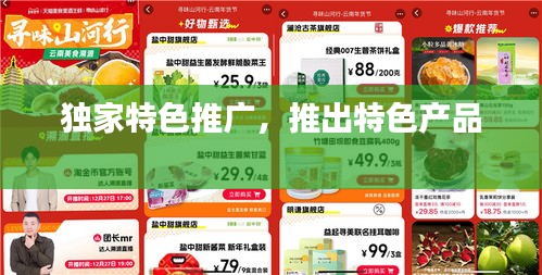 独家特色推广,推出特色产品