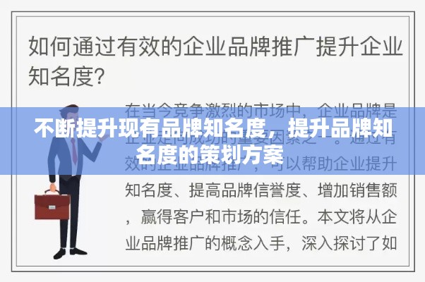 不断提升现有品牌知名度，提升品牌知名度的策划方案 